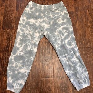 Abercrombie & Fitch Gray Tie-Dye Joggers